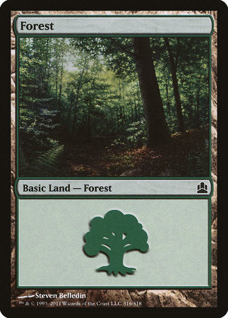 Forest (316) [Commander 2011] | The Time Vault CA