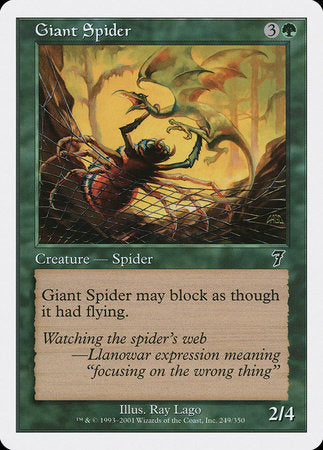Giant Spider [Seventh Edition] | The Time Vault CA