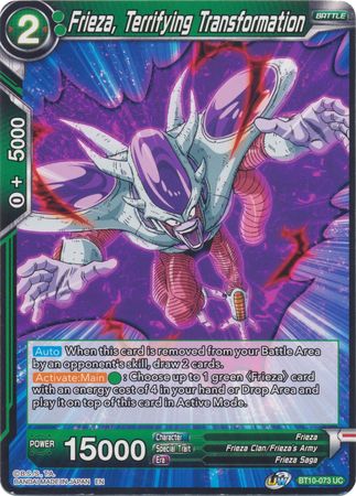 Frieza, Terrifying Transformation (BT10-073) [Rise of the Unison Warrior 2nd Edition] | The Time Vault CA