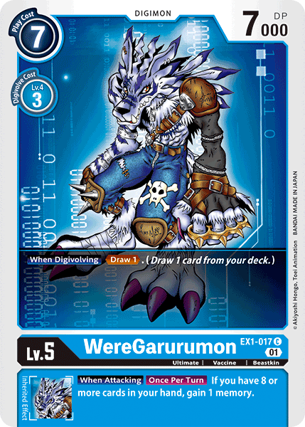 WereGarurumon [EX1-017] [Classic Collection] | The Time Vault CA