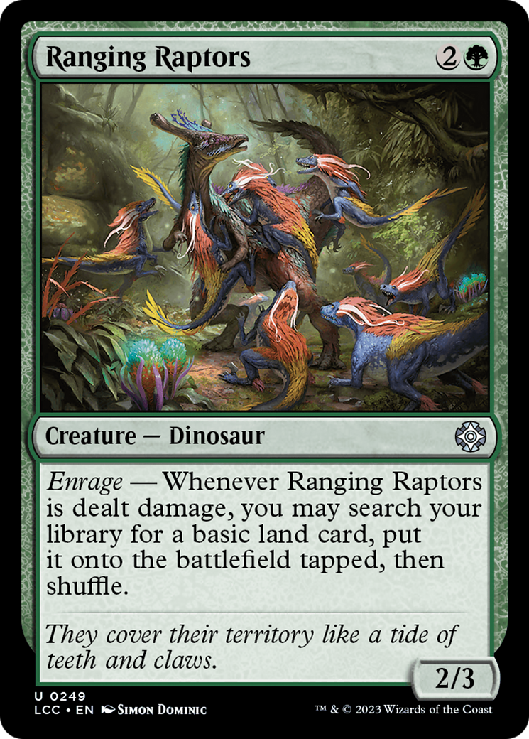 Ranging Raptors [The Lost Caverns of Ixalan Commander] | The Time Vault CA