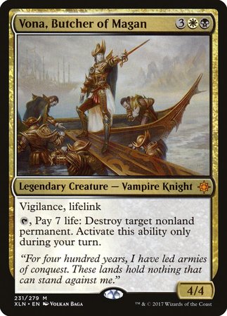 Vona, Butcher of Magan [Ixalan] | The Time Vault CA