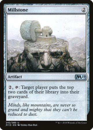 Millstone [Core Set 2019] | The Time Vault CA