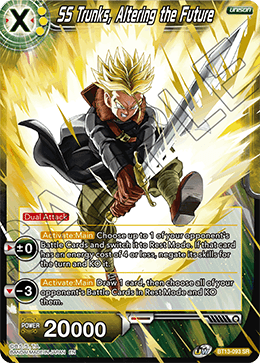 SS Trunks, Altering the Future (Super Rare) [BT13-093] | The Time Vault CA