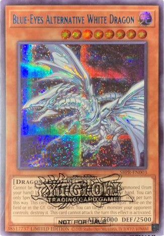 Blue-Eyes Alternative White Dragon [SBPR-EN003] Secret Rare | The Time Vault CA