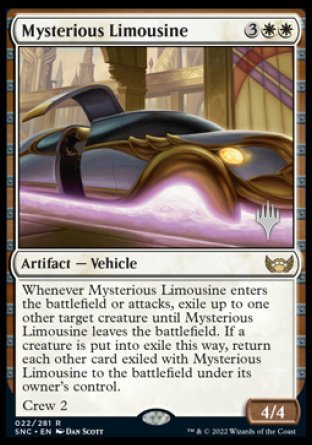 Mysterious Limousine (Promo Pack) [Streets of New Capenna Promos] | The Time Vault CA