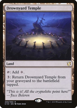 Drownyard Temple [Commander 2019] | The Time Vault CA