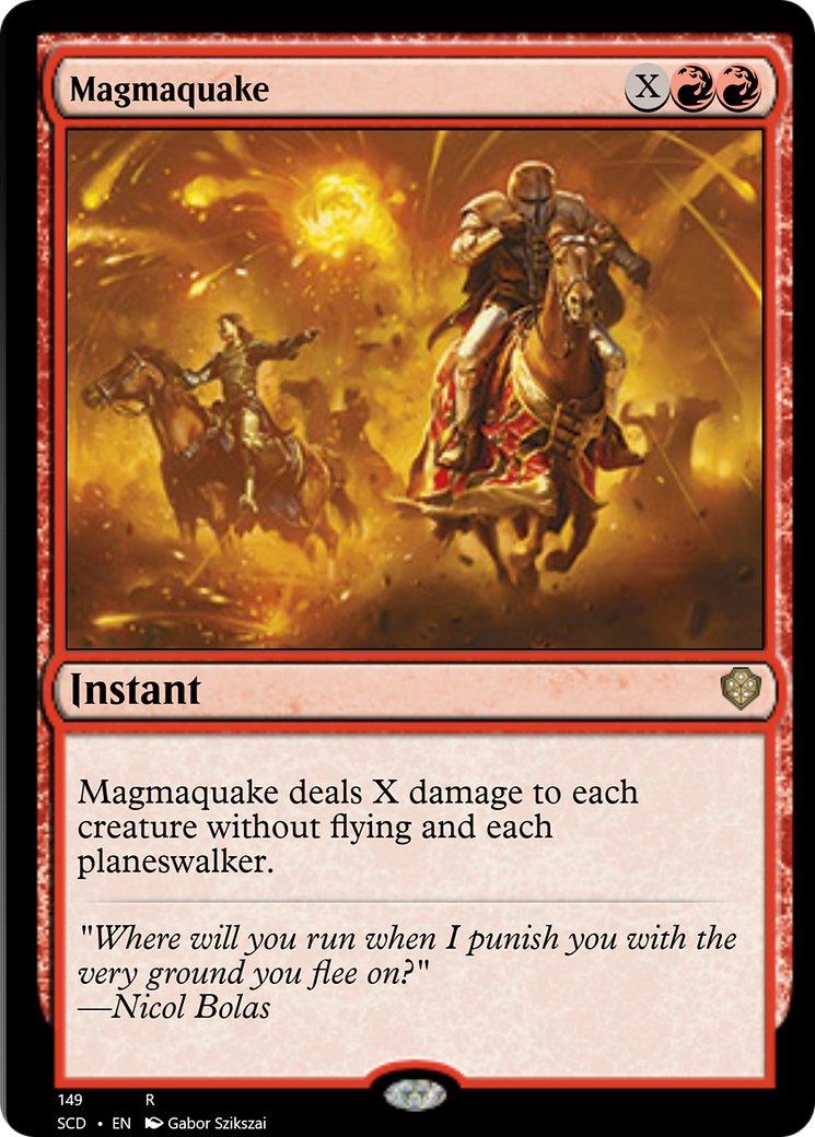 Magmaquake [Starter Commander Decks] | The Time Vault CA