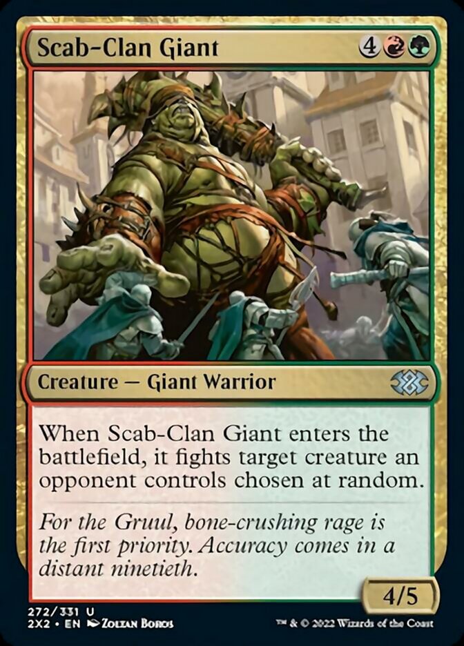 Scab-Clan Giant [Double Masters 2022] | The Time Vault CA
