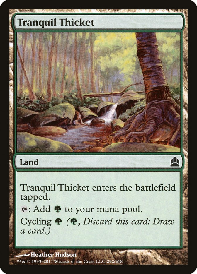 Tranquil Thicket [Commander 2011] | The Time Vault CA