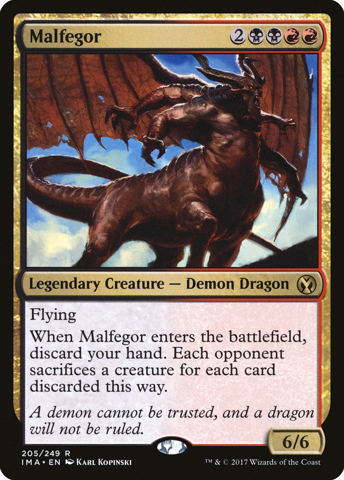 Malfegor [Iconic Masters] | The Time Vault CA