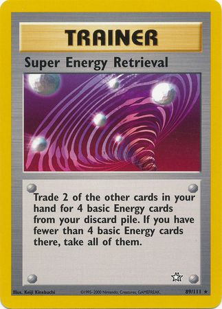 Super Energy Retrieval (89/111) [Neo Genesis Unlimited] | The Time Vault CA