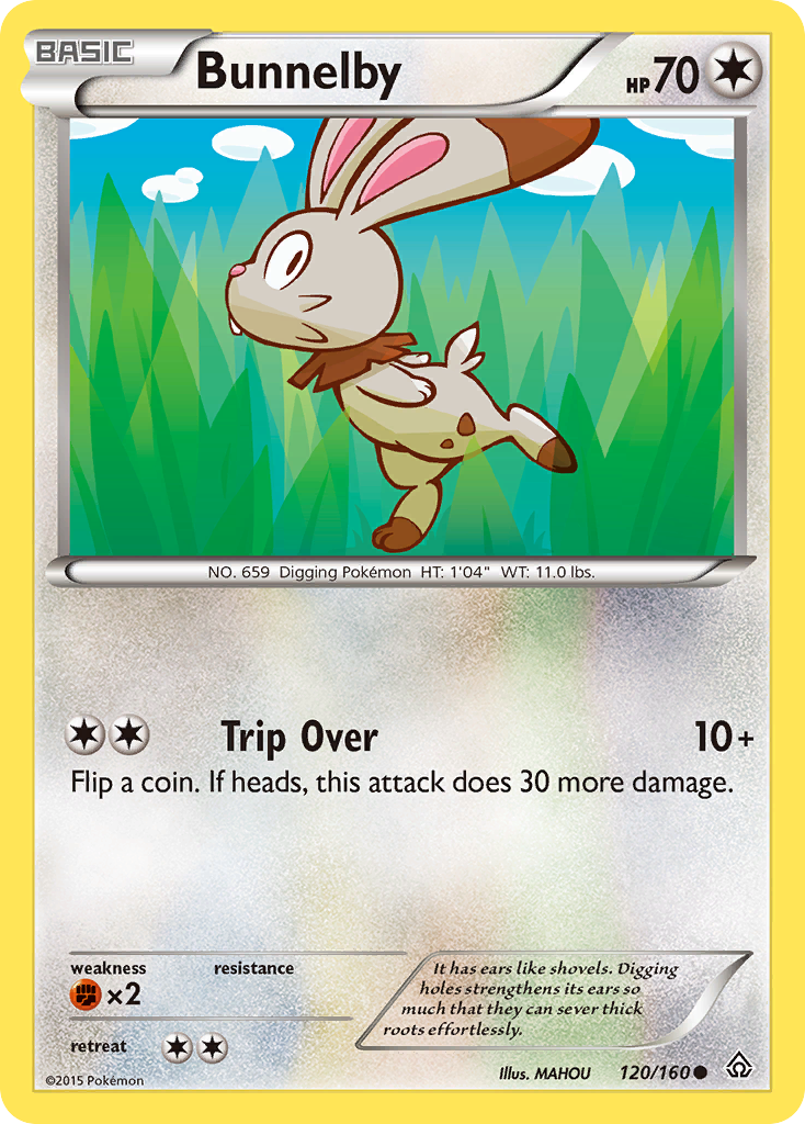 Bunnelby (120/160) [XY: Primal Clash] | The Time Vault CA