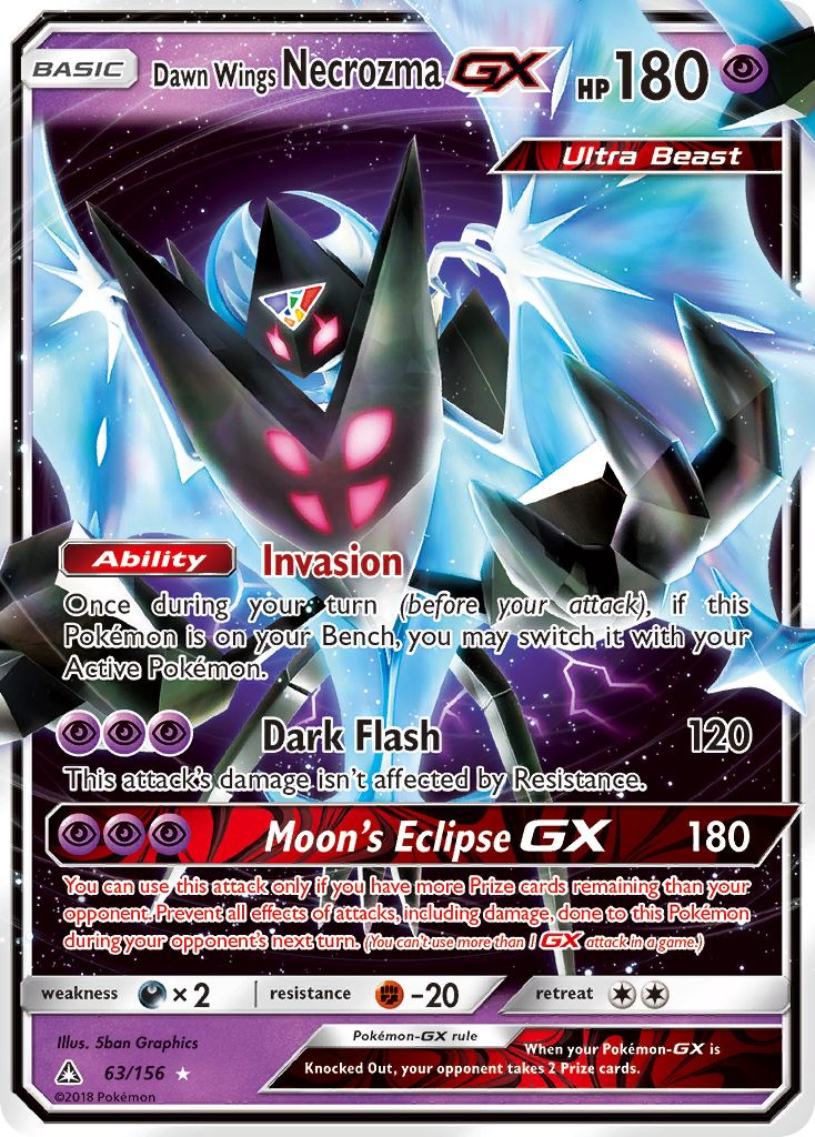 Dawn Wings Necrozma GX (63/156) [Sun & Moon: Ultra Prism] | The Time Vault CA