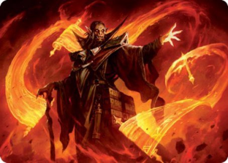 Plargg, Dean of Chaos Art Card [Strixhaven: School of Mages Art Series] | The Time Vault CA