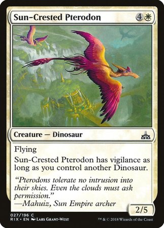Sun-Crested Pterodon [Rivals of Ixalan] | The Time Vault CA