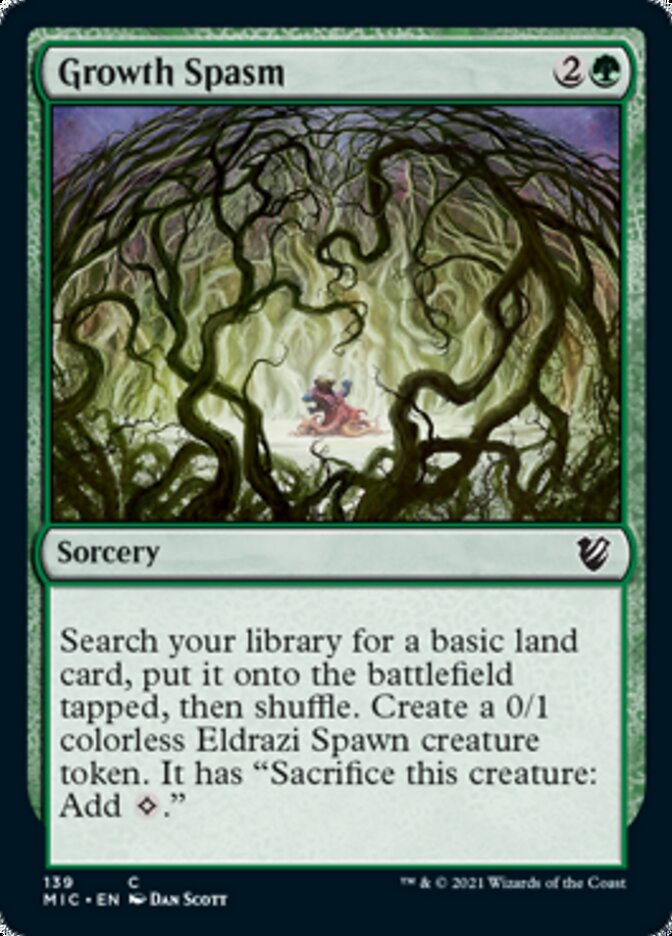 Growth Spasm [Innistrad: Midnight Hunt Commander] | The Time Vault CA