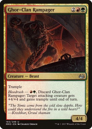 Ghor-Clan Rampager [Modern Masters 2017] | The Time Vault CA