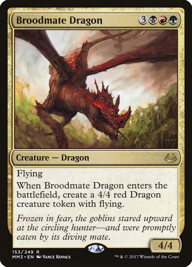 Broodmate Dragon [Modern Masters 2017] | The Time Vault CA