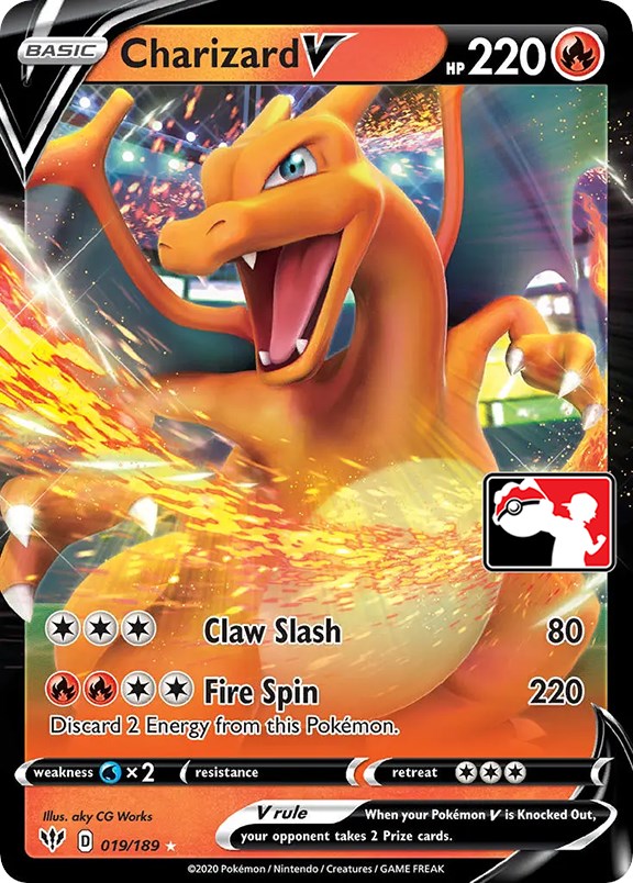 Charizard V (019/189) [Prize Pack Series One] | The Time Vault CA