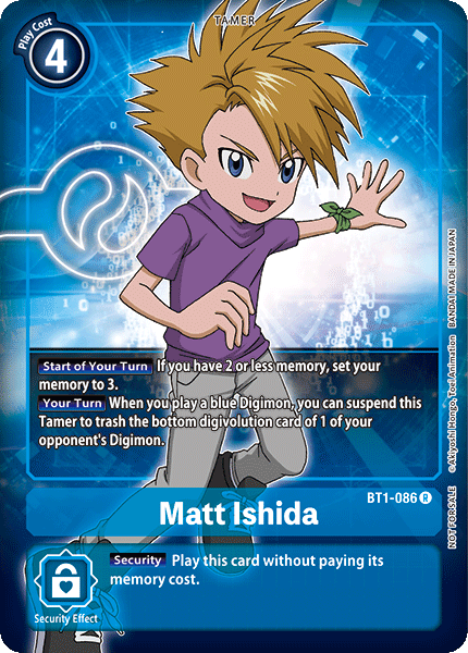 Matt Ishida [BT1-086] (Buy-A-Box Promo) [Release Special Booster Ver.1.0 Promos] | The Time Vault CA