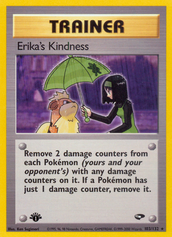 Erika's Kindness (103/132) [Gym Challenge 1st Edition] | The Time Vault CA