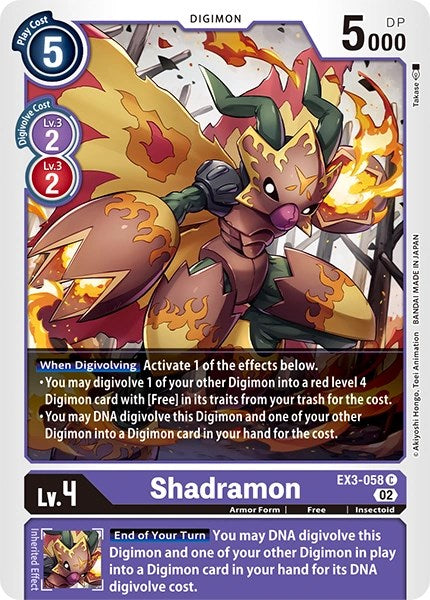 Shadramon [EX3-058] [Revision Pack Cards] | The Time Vault CA