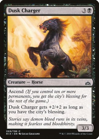 Dusk Charger [Rivals of Ixalan] | The Time Vault CA