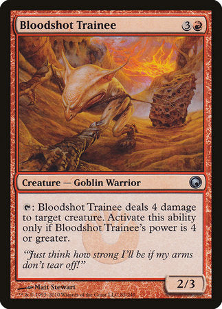 Bloodshot Trainee [Scars of Mirrodin] | The Time Vault CA