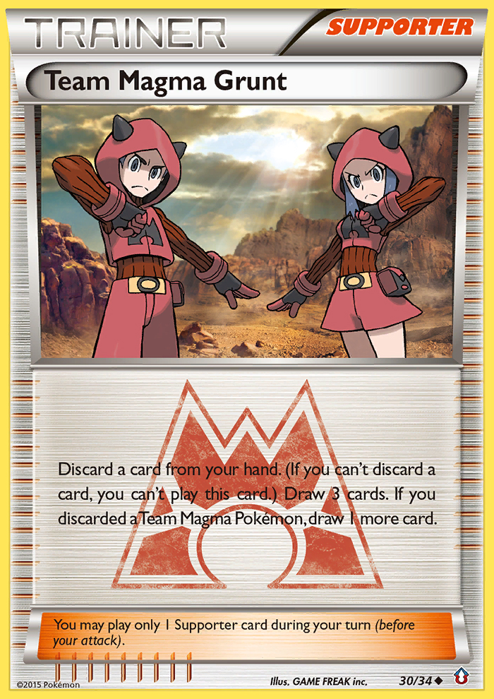 Team Magma Grunt (30/34) [XY: Double Crisis] | The Time Vault CA