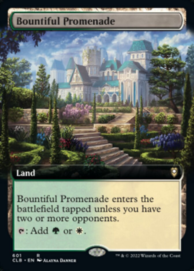 Bountiful Promenade (Extended Art) [Commander Legends: Battle for Baldur's Gate] | The Time Vault CA