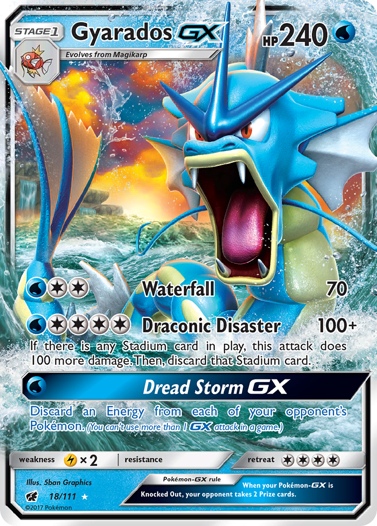 Gyarados GX (18/111) [Sun & Moon: Crimson Invasion] | The Time Vault CA