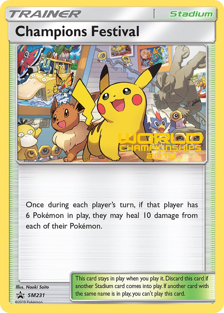Champions Festival (SM231) (Top Thirty Two 2019) [Sun & Moon: Black Star Promos] | The Time Vault CA