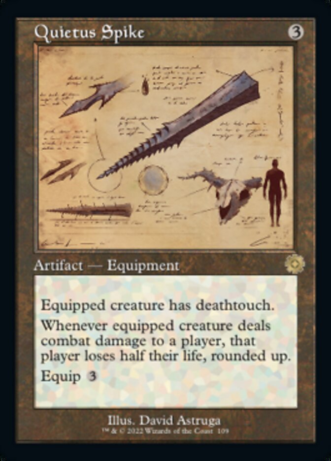 Quietus Spike (Retro Schematic) [The Brothers' War Retro Artifacts] | The Time Vault CA