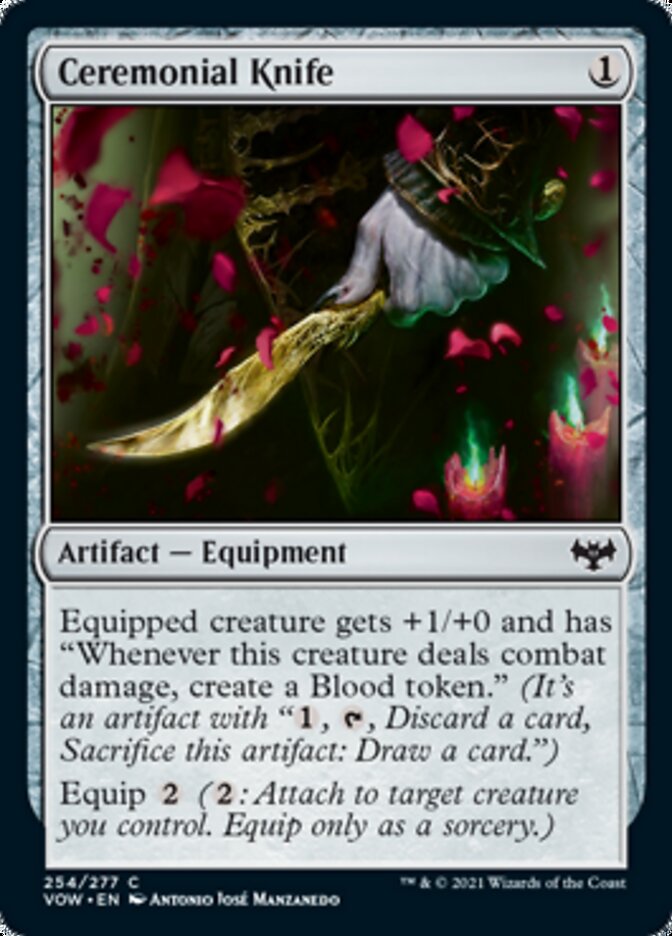 Ceremonial Knife [Innistrad: Crimson Vow] | The Time Vault CA