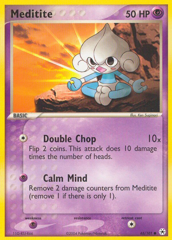 Meditite (65/101) [EX: Battle Stadium] | The Time Vault CA