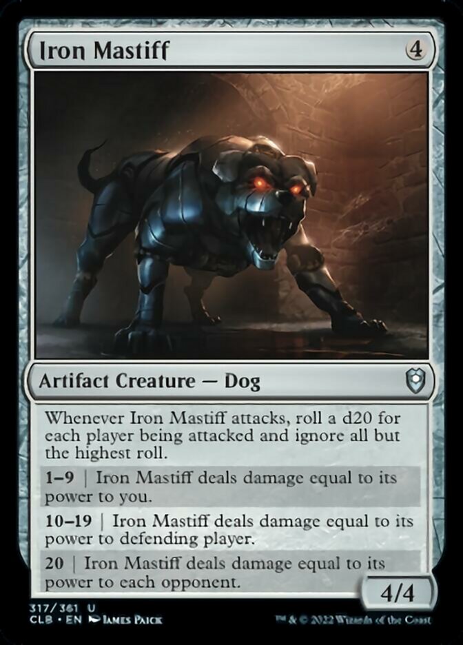 Iron Mastiff [Commander Legends: Battle for Baldur's Gate] | The Time Vault CA