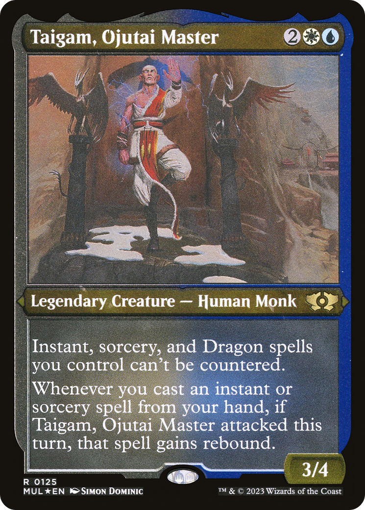 Taigam, Ojutai Master (Foil Etched) [Multiverse Legends] | The Time Vault CA