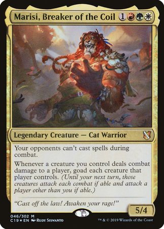 Marisi, Breaker of the Coil [Commander 2019] | The Time Vault CA