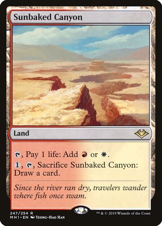 Sunbaked Canyon [Modern Horizons] | The Time Vault CA