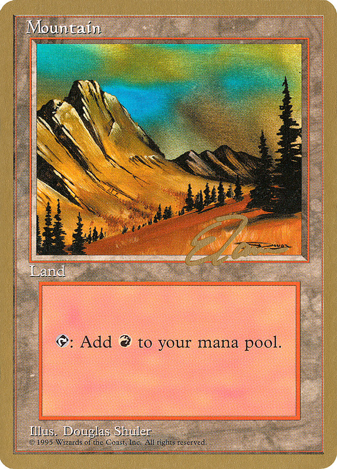 Mountain (et375) (Eric Tam) [Pro Tour Collector Set] | The Time Vault CA