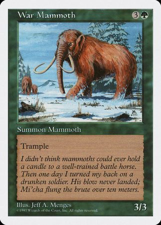 War Mammoth [Fifth Edition] | The Time Vault CA