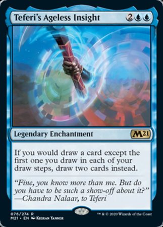 Teferi's Ageless Insight [Core Set 2021] | The Time Vault CA