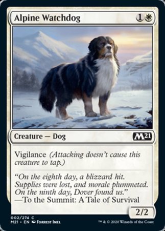 Alpine Watchdog [Core Set 2021] | The Time Vault CA