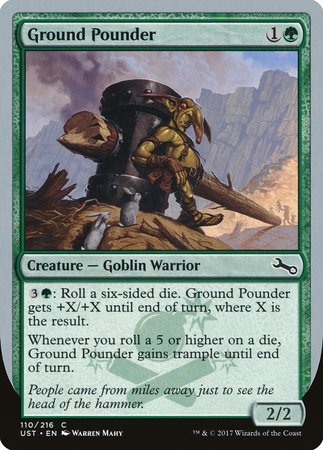 Ground Pounder [Unstable] | The Time Vault CA