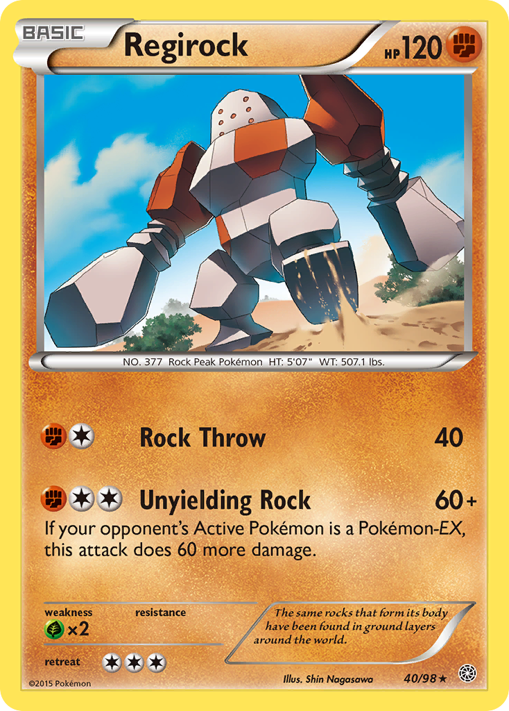 Regirock (40/98) [XY: Ancient Origins] | The Time Vault CA