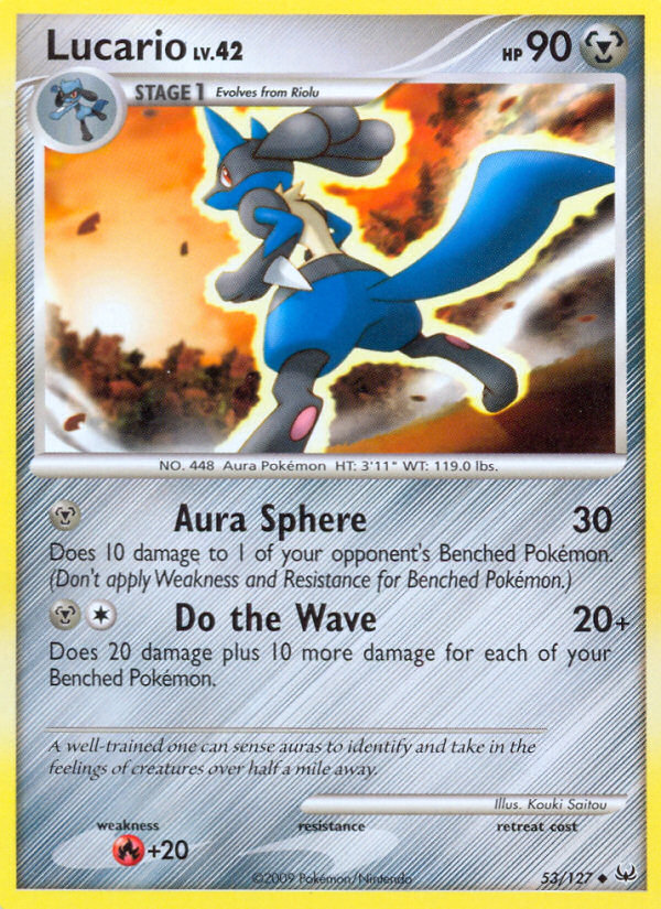 Lucario (53/127) [Platinum: Base Set] | The Time Vault CA