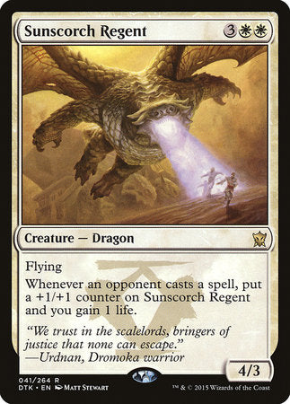 Sunscorch Regent [Dragons of Tarkir] | The Time Vault CA