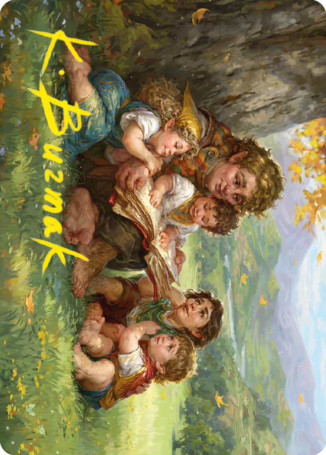 Samwise Gamgee Art Card (19/81) (Gold-Stamped Signature) [The Lord of the Rings: Tales of Middle-earth Art Series] | The Time Vault CA