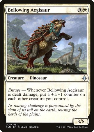 Bellowing Aegisaur [Ixalan] | The Time Vault CA